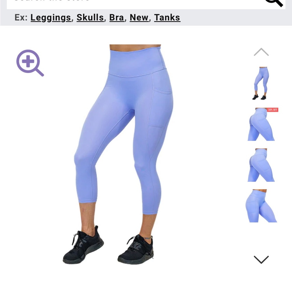 CVG versatile leggings - lavender size large